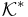 \mathcal{K}^*